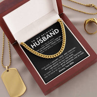 Load image into Gallery viewer, To My Beloved Husband, You are my rock,  the steady presence I lean on