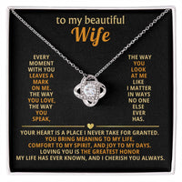 Load image into Gallery viewer, To my beautiful wife, Every moment with you leaves a mark on me