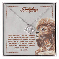Load image into Gallery viewer, To my beautiful daughter, I promise to love you for the rest of my life