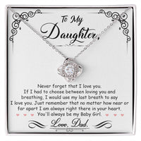 Load image into Gallery viewer, To My Daughter, I'm Always Right Here In Your Heart