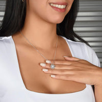 Load image into Gallery viewer, TO MY SISTER SQUEEZED LOVE KNOT NECKLACE GIFT SET