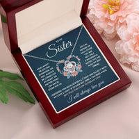 Load image into Gallery viewer, TO MY SISTER SQUEEZED LOVE KNOT NECKLACE GIFT SET