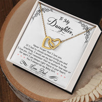 Load image into Gallery viewer, My Baby Girl - Interlocking Heart Necklace