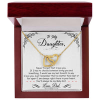 Load image into Gallery viewer, My Baby Girl - Interlocking Heart Necklace