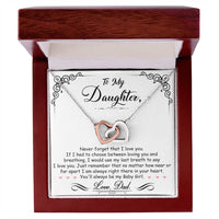 Load image into Gallery viewer, My Baby Girl - Interlocking Heart Necklace