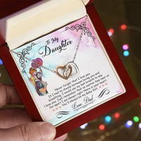 Load image into Gallery viewer, My Baby Girl - Interlocking Heart Necklace