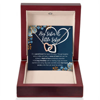 Load image into Gallery viewer, TO MY SISTER BOND INTERLOCKING NECKLACE GIFT SET
