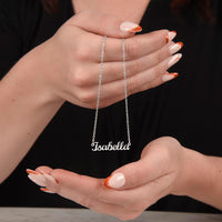 Load image into Gallery viewer, TO MY DAUGHTER CHAPTERS SQUEEZED NAME NECKLACE GIFT SET