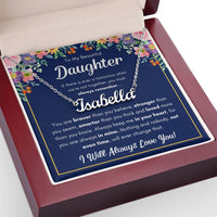 Load image into Gallery viewer, TO MY DAUGHTER BRAVER NAME NECKLACE GIFT SET