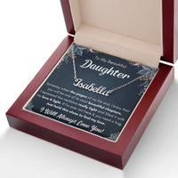 Load image into Gallery viewer, TO MY DAUGHTER CHAPTERS SQUEEZED NAME NECKLACE GIFT SET