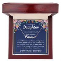 Load image into Gallery viewer, TO MY DAUGHTER BRAVER NAME NECKLACE GIFT SET