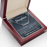 Load image into Gallery viewer, TO MY DAUGHTER CHAPTERS SQUEEZED NAME NECKLACE GIFT SET