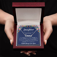 Load image into Gallery viewer, TO MY DAUGHTER BRAVER NAME NECKLACE GIFT SET