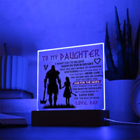 Load image into Gallery viewer, TO MY DAUGHTER SKIES ACRYLIC PLAQUE 2