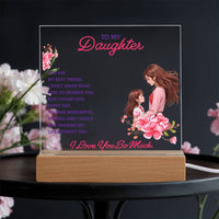 Load image into Gallery viewer, Keepsake Acrylic Bundle -To my daughter - YOU ARE MY BEST FRIEND