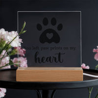 Load image into Gallery viewer, Keepsake Acrylic Bundle - You Left Pawprints In My Heart