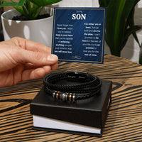 Load image into Gallery viewer, TO MY SON SKIES BRACELET
