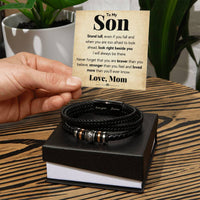 Load image into Gallery viewer, TO MY SON STAND TALL BRACELET
