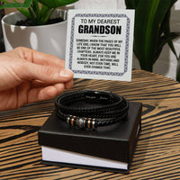 Load image into Gallery viewer, Love You Forever To My Grandson Bracelet Pages Of My Life