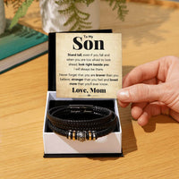 Load image into Gallery viewer, TO MY SON STAND TALL BRACELET