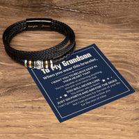 Load image into Gallery viewer, Love You Forever To My Grandson Bracelet Will Never Lose