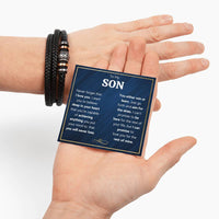 Load image into Gallery viewer, TO MY SON SKIES BRACELET