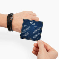 Load image into Gallery viewer, TO MY SON SKIES BRACELET