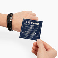 Load image into Gallery viewer, Love You Forever To My Grandson Bracelet Will Never Lose