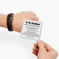 Load image into Gallery viewer, Love You Forever To My Grandson Bracelet Believe Deep