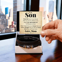 Load image into Gallery viewer, TO MY SON STAND TALL BRACELET