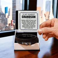 Load image into Gallery viewer, Love You Forever To My Grandson Bracelet Pages Of My Life