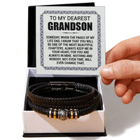 Load image into Gallery viewer, Love You Forever To My Grandson Bracelet Pages Of My Life