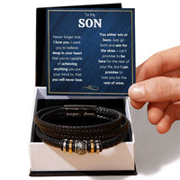 Load image into Gallery viewer, TO MY SON SKIES BRACELET