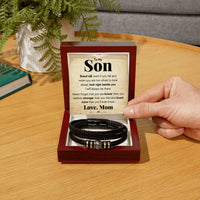 Load image into Gallery viewer, TO MY SON STAND TALL BRACELET