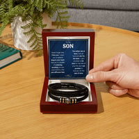 Load image into Gallery viewer, TO MY SON SKIES BRACELET