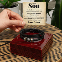 Load image into Gallery viewer, TO MY SON STAND TALL BRACELET