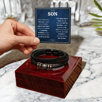 Load image into Gallery viewer, TO MY SON SKIES BRACELET