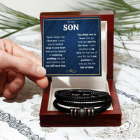 Load image into Gallery viewer, TO MY SON SKIES BRACELET