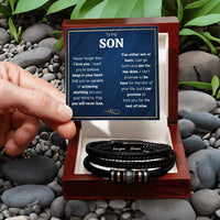 Load image into Gallery viewer, TO MY SON SKIES BRACELET
