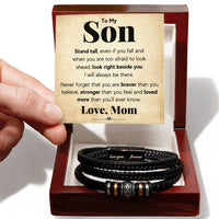 Load image into Gallery viewer, TO MY SON STAND TALL BRACELET