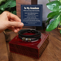 Load image into Gallery viewer, Love You Forever To My Grandson Bracelet Will Never Lose