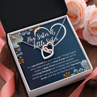 Load image into Gallery viewer, TO MY SISTER BOND INTERLOCKING NECKLACE GIFT SET