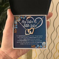 Load image into Gallery viewer, TO MY SISTER BOND INTERLOCKING NECKLACE GIFT SET