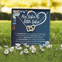 Load image into Gallery viewer, TO MY SISTER BOND INTERLOCKING NECKLACE GIFT SET