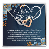 Load image into Gallery viewer, TO MY SISTER BOND INTERLOCKING NECKLACE GIFT SET