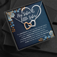 Load image into Gallery viewer, TO MY SISTER BOND INTERLOCKING NECKLACE GIFT SET