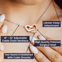 Load image into Gallery viewer, TO MY SISTER BOND INTERLOCKING NECKLACE GIFT SET