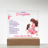 Load image into Gallery viewer, Keepsake Acrylic Bundle -To my daughter - YOU ARE MY BEST FRIEND