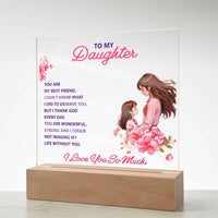 Load image into Gallery viewer, Keepsake Acrylic Bundle -To my daughter - YOU ARE MY BEST FRIEND