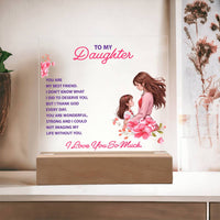 Load image into Gallery viewer, Keepsake Acrylic Bundle -To my daughter - YOU ARE MY BEST FRIEND